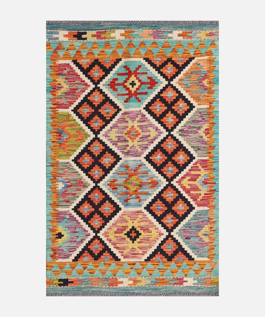 Kilim Tappeto orientale 80x130 (Pakistan) Tessuto A Mano