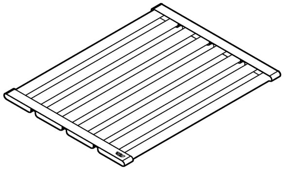 GROHE 40856SD0 - Gocciolatoio 450 × 348 mm, acciaio inox spazzolato