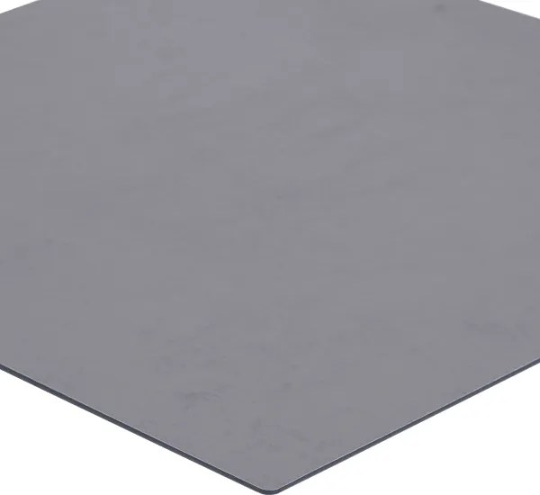 Tavolo quadrato da bar ristorante pub per esterno 80x80 cm piano in HPL Cemento H 106