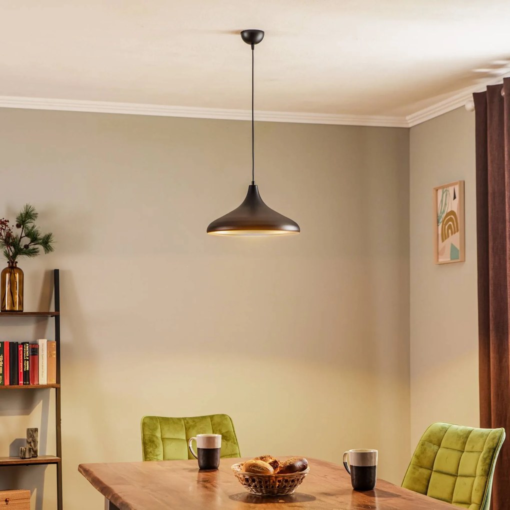 Avonni Lampada a sospensione AV-4106-M8-BSY-36 Nero/Oro Ø 36cm