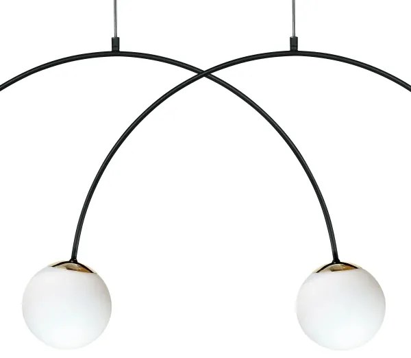 Zuma Line 1220 - Lampadario su cavo BOW 4xE14/10W/230V nero