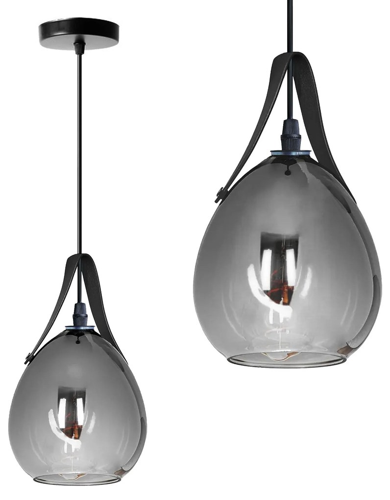 Lampada APP1774-1CP BLACK GREY