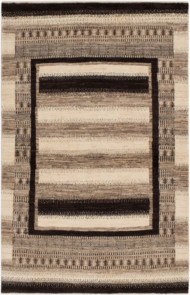 Loribaft Tappeto persiano 190x120 Beige (Iran) Annodato A Mano