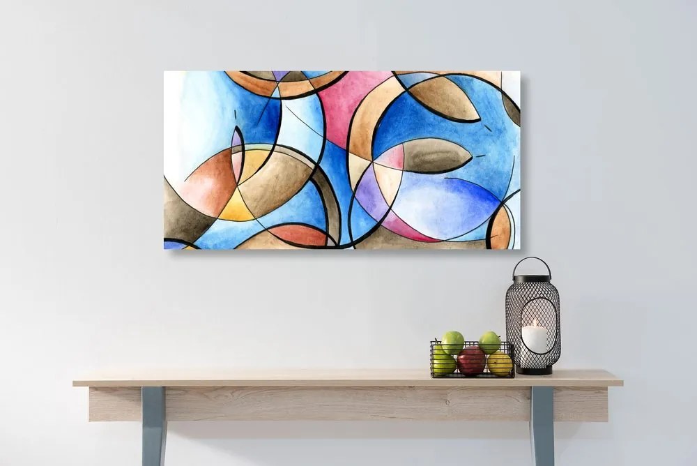 Quadro su tela – Disegno astratto di forme