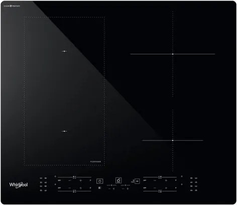 Piano cottura induzione 4 zone WLB4060CPNE WHIRLPOOL nero