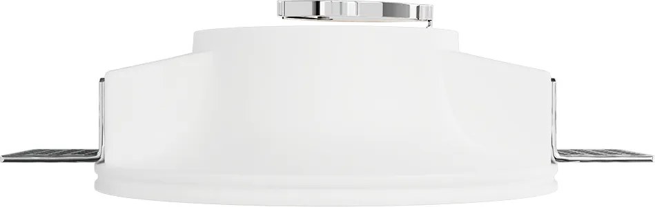 Portafaretto Rotondo Ø130x50mm GU10 in Gesso Pitturabile