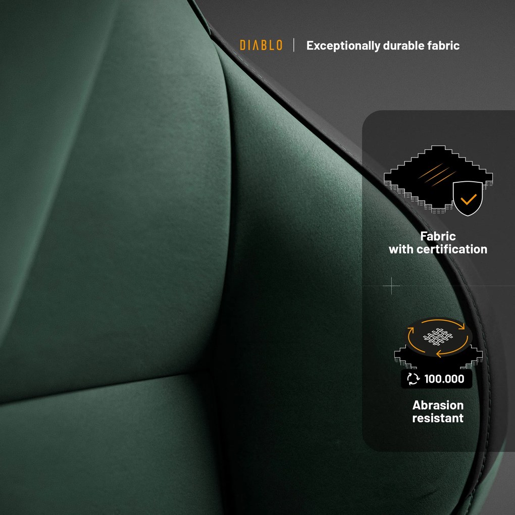 Sedia da gaming Diablo X.One Prime Forest Green Normal Size