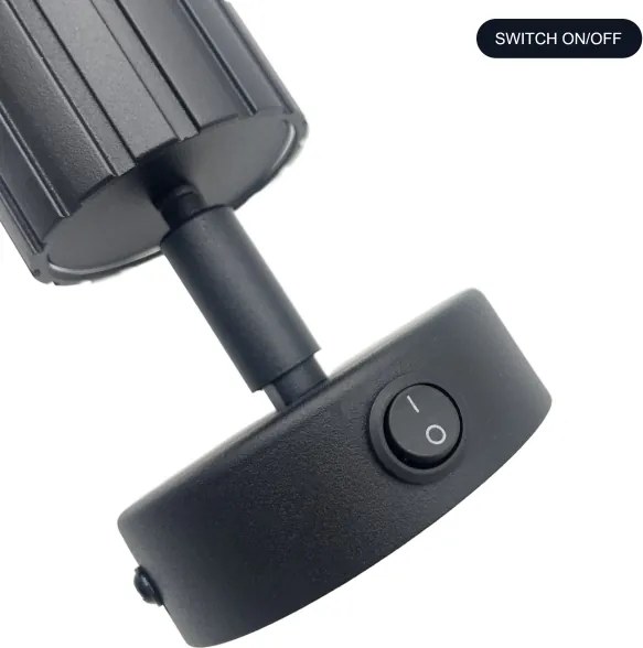 Brilagi - Faretto da parete CRISPINA 1xGU10/10W/230V nero