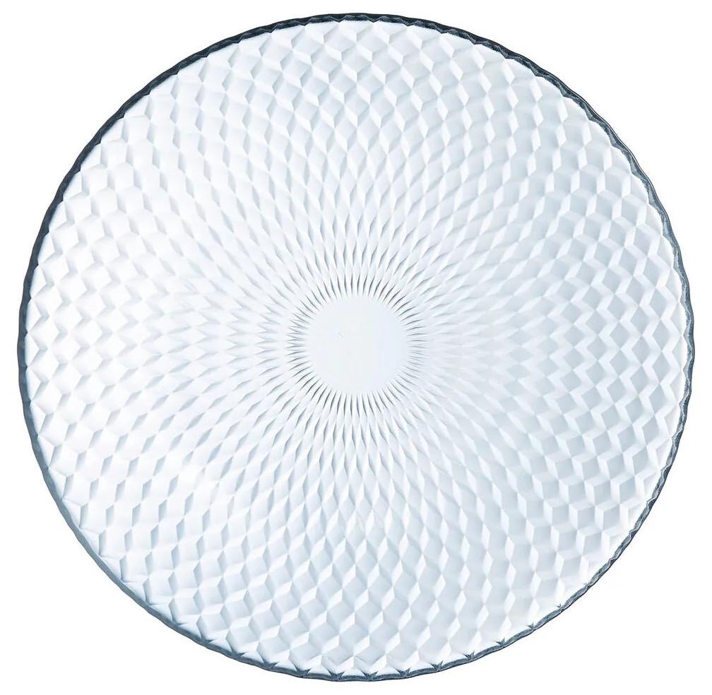 Piatto Fondo Luminarc Pampille Clear Trasparente Vetro (20 cm) (24 Unità)