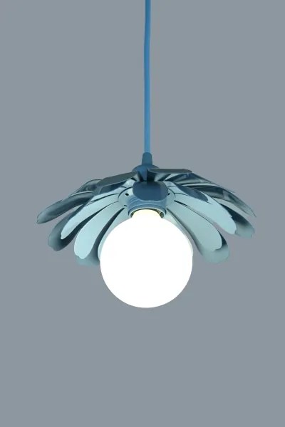 Bohemia-Design - Sospensione a cavo 1xE27/60W/230V blu