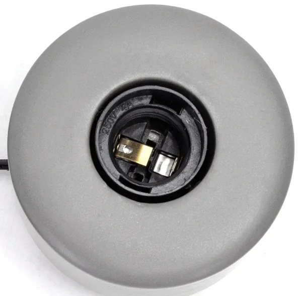 Aigostar - Lampada da tavolo 1xE27/60W/230V grigio