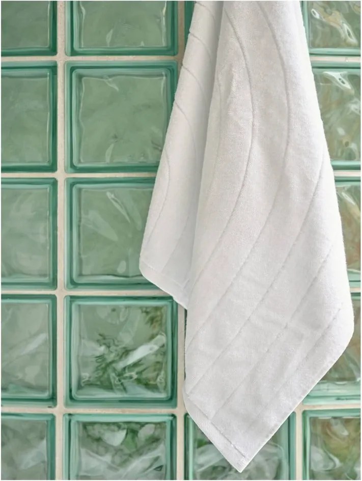 Asciugamano grigio in spugna di cotone 50x100 cm Time - Zone