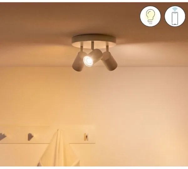 WiZ - Faretto LED RGBW Dimmerabile IMAGEO 3xGU10/4,9W/230V Wi-Fi CRI 90 bianco