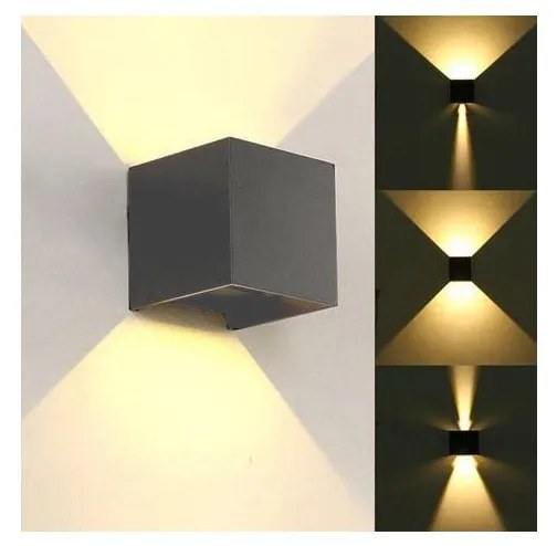 Applique a LED da esterno KREON 2xLED/3W/230V IP54 3000K antracite