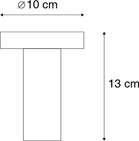 Plafoniera moderna nera - Facil