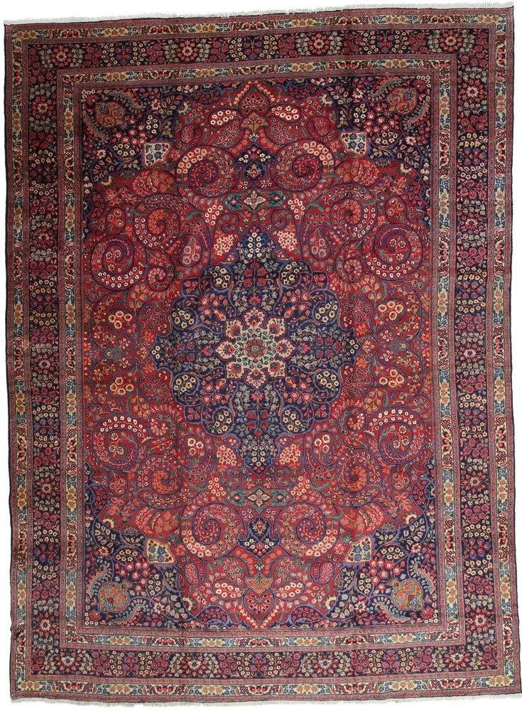 Tabriz Tappeto 460 x 340 (Iran) Annodato A Mano