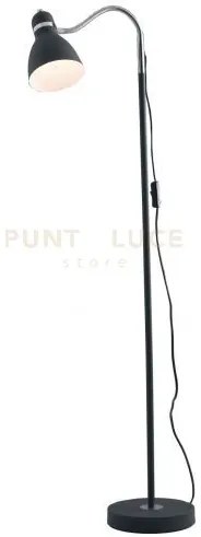 Piantana people nera 1 luce attacco e27 34x13x142cm orientabile