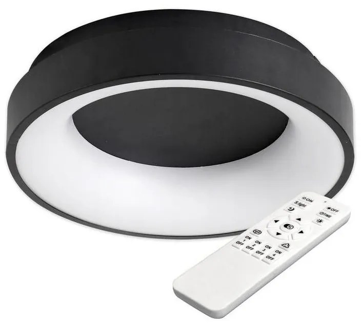 Plafoniera LED dimmerabile NOVA LED/54W/230V 3000-6500K nero + tc