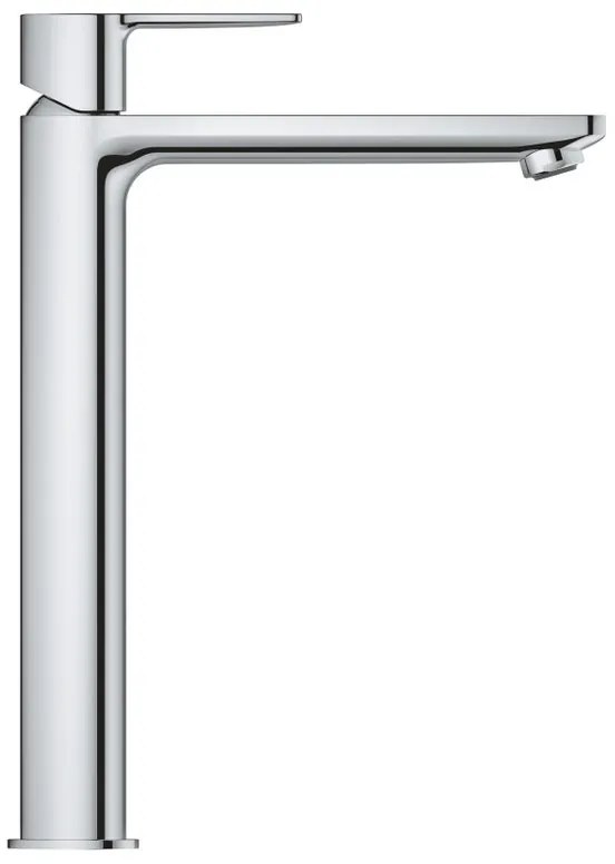 Rubinetto per lavabo getto laminare cristallino Lineare cromato lucido GROHE H 31.3 cm