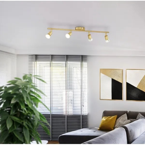 Eglo 33187 - Faretto LED BUZZ-LED 4xGU10/2,8W/230V 3000K oro