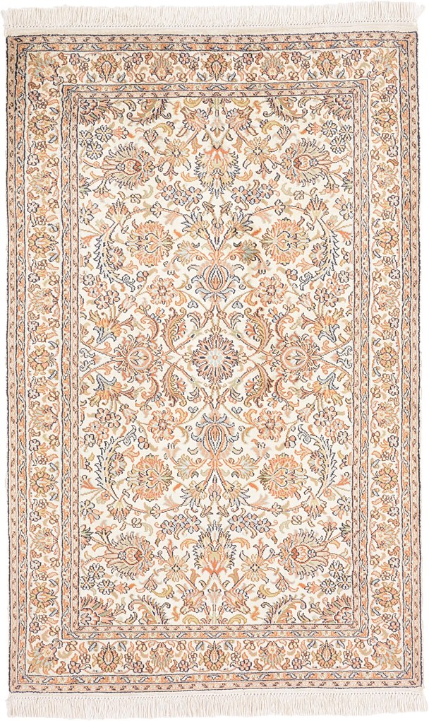 Cashmere Silk Tappeto orientale 130 x 80 (Indian) Annodato A Mano