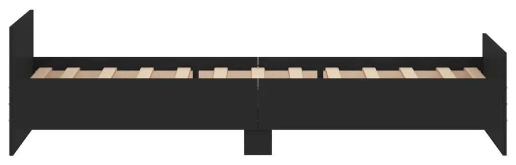 Giroletto nero 100x200 cm in legno multistrato