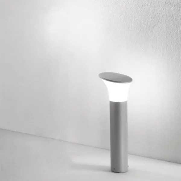 Paletto ARES in alluminio verniciato Silver H50 cm