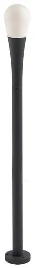 Lampione da giardino, Drop H 54 cm, antracite, IP65 INTEC