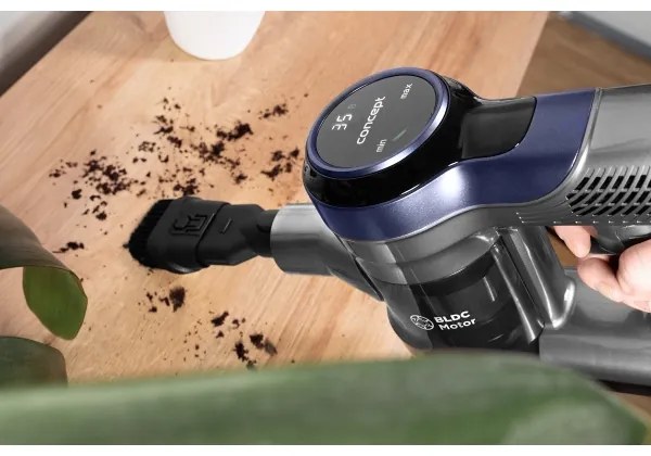 Concept VP6040 -Aspirapolvere manuale a bastone 2in1 ICONIC ANIMAL 200W/22,2V 2200 mAh blu