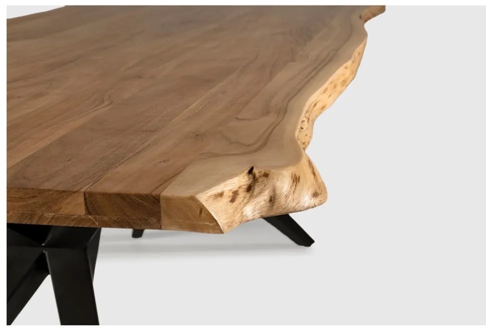 Tavolo da pranzo con piano in acacia 100x200 cm Mudri – MOME