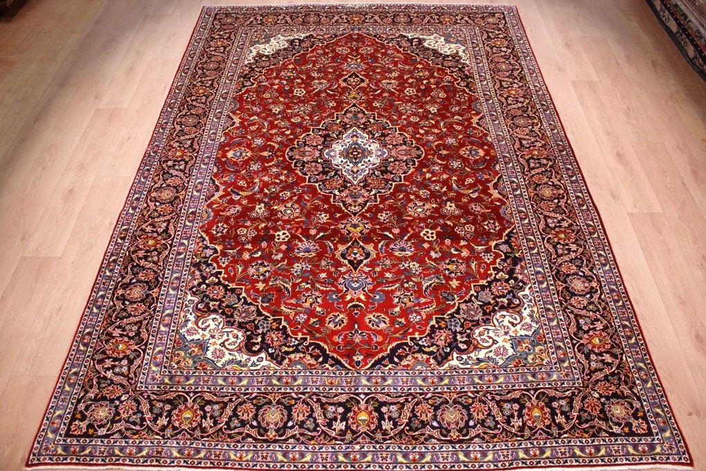 Kashan Tappeto persiano 350 x 240 (Iran) Annodato A Mano