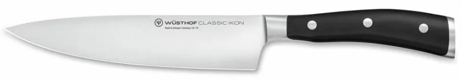 Wüsthof CLASSIC IKON coltello da chef 18 cm nero