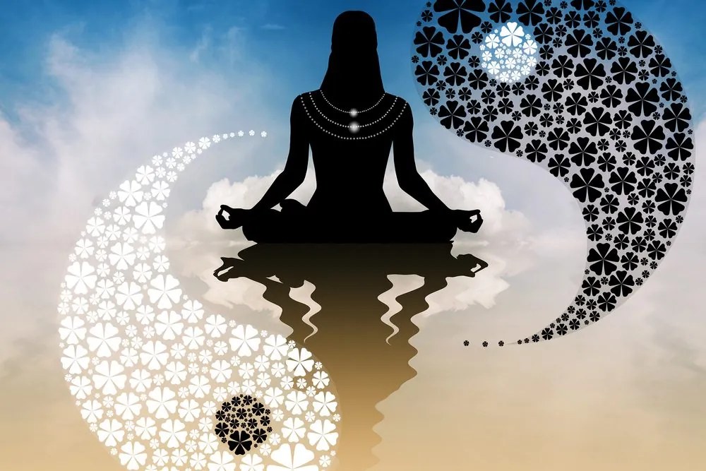 Quadro su tela – Yoga del Jin e Jang