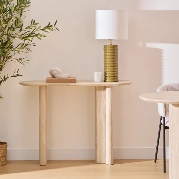 Atmosphera - Lampada da tavolo VINUS 1xE27/60W/230V kaki