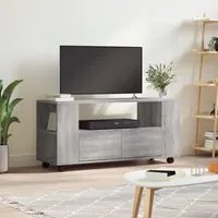 Mobile Porta TV Grigio Sonoma 102x34,5x43 cm Legno Multistratocod mxl 106060