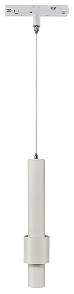 Faretto Led a sospensione da binario magnetico 16mm serie Plus 10W bianco 30cm Bianco caldo 3000K M LEDME