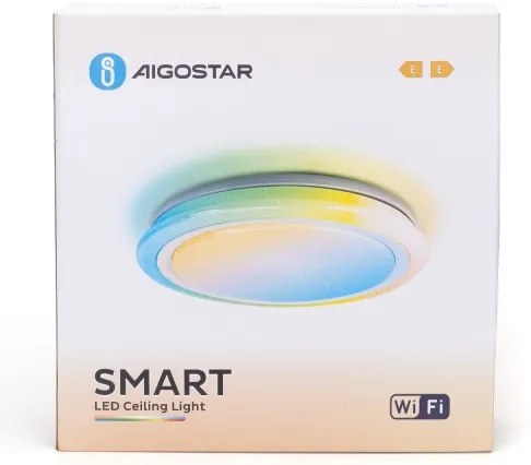 Aigostar - Lampada LED RGBW dimmerabile 27W 230V 40 cm Wi-Fi IP44
