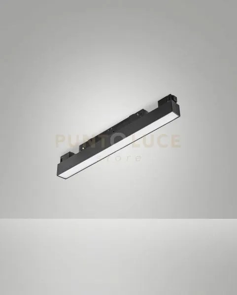 Ermes modulo opal nero per sistema binario 3000k 10w 1240lm l.30,5c...