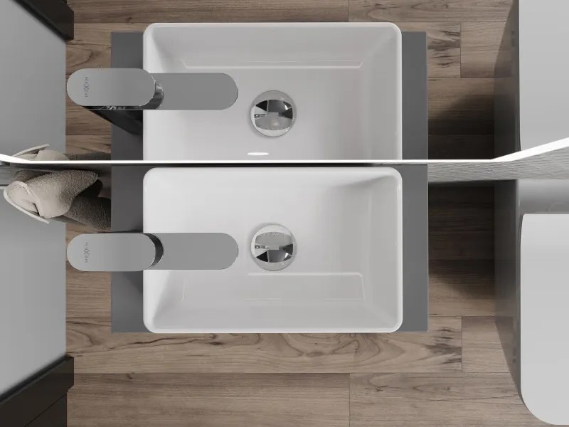 Mexen Nadia lavabo da appoggio 36 x 23 cm, bianco - 21613600