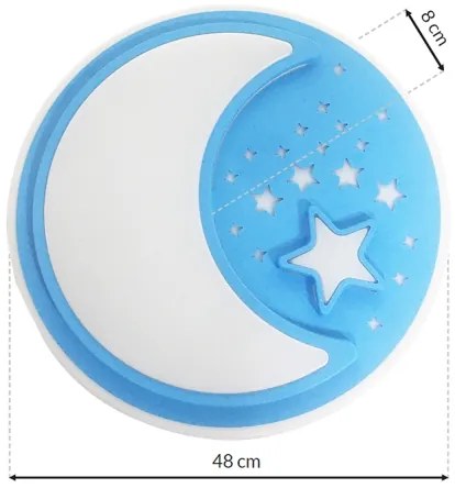 LED Plafoniera dimmerabile per bambini NOTTE LED/40W/230V + +TC