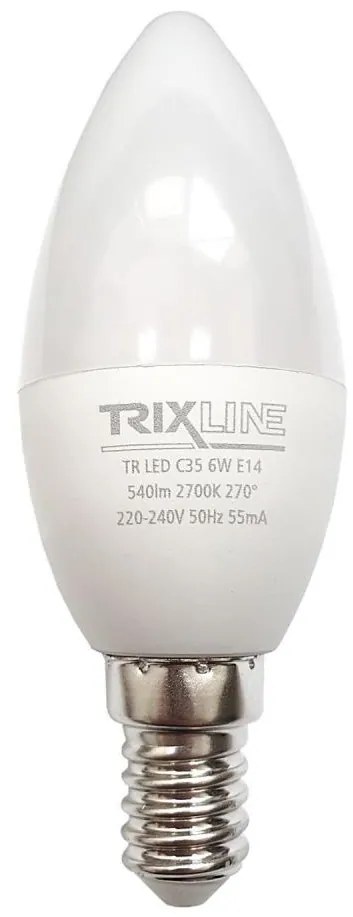 Lampadina LED C35 E14/6W/230V 2700K