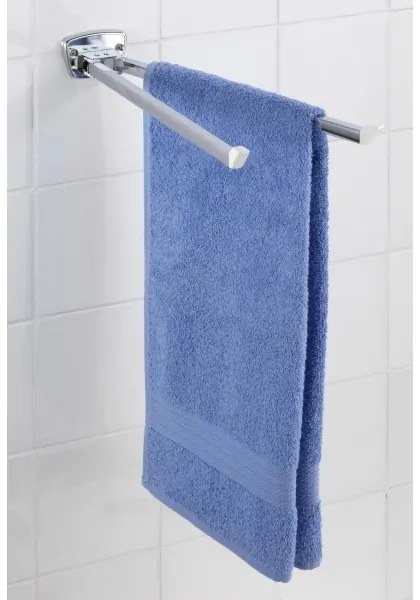 WENKO 17875100 - Porta asciugamani BASIC 42x8 cm acciaio inox/argento