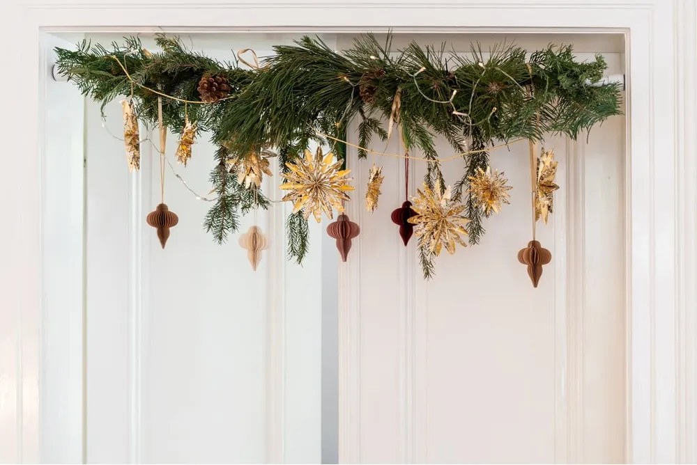 Ornamenti natalizi in carta in set da 4 Milay - Bloomingville