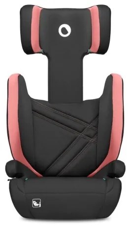 Lionelo - Seggiolino auto HUGO i-Dimensioni 100-150 cm nero/rosa