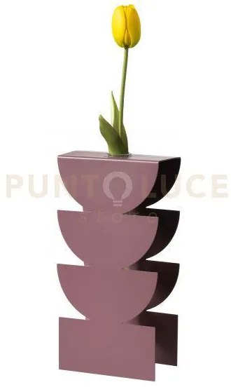 Vaso portafiore decorativo memphis viola ametista