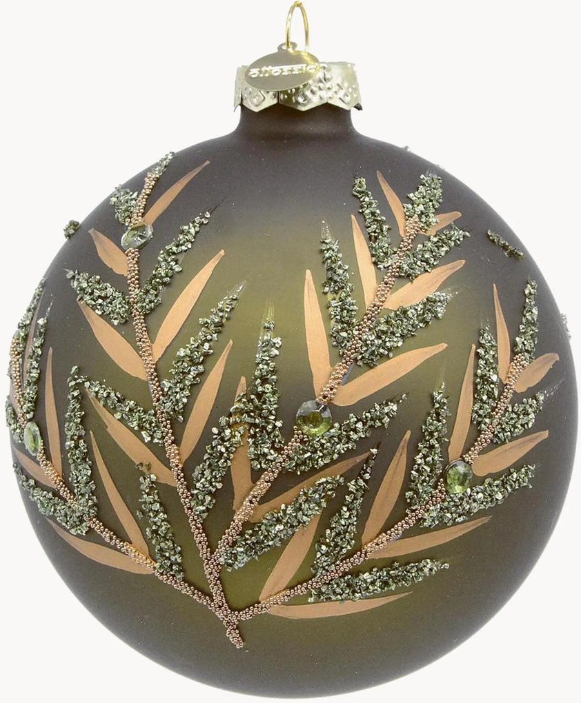 Set di 8 palline di Natale in vetro Shaw
