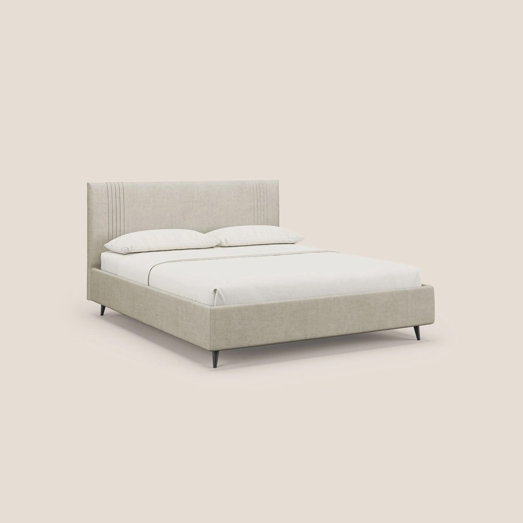 Yvonne letto contenitore in morbido tessuto impermeabile T02 panna