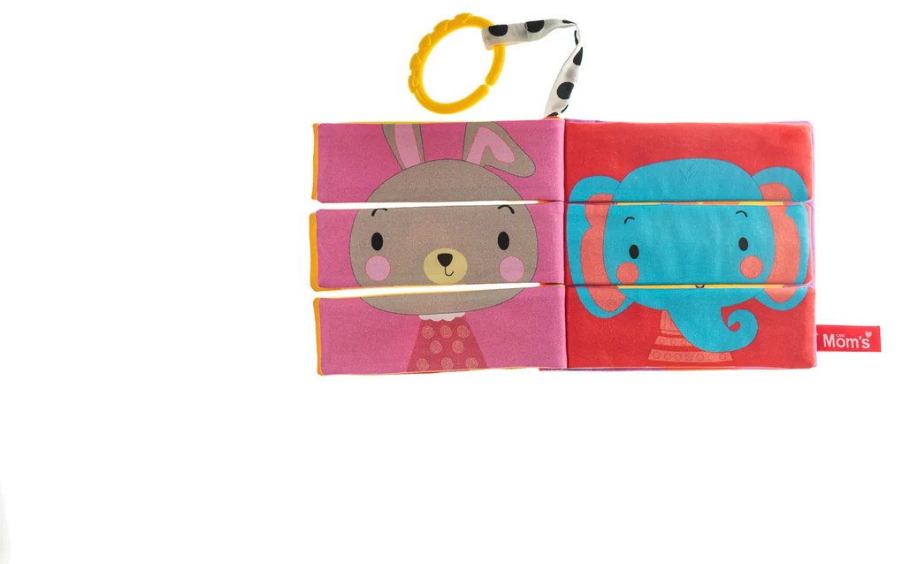 Mom's care - Libro tessile - Puzzle di animali