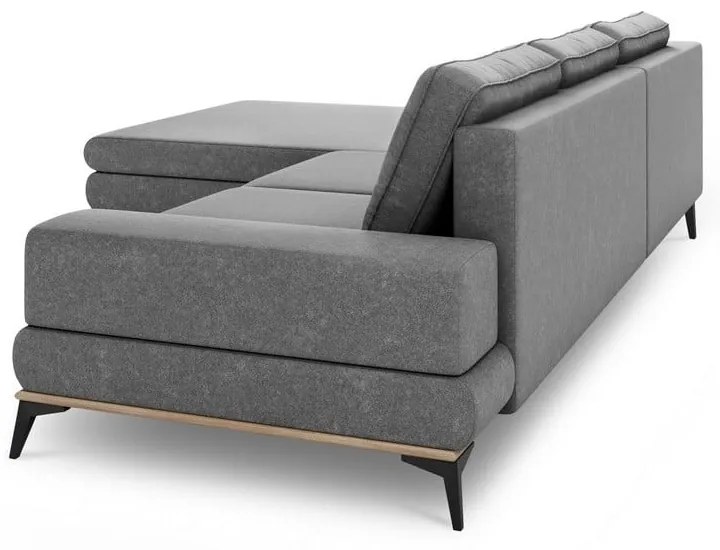Divano letto grigio ad angolo, angolo sinistro Planet - Windsor &amp; Co Sofas