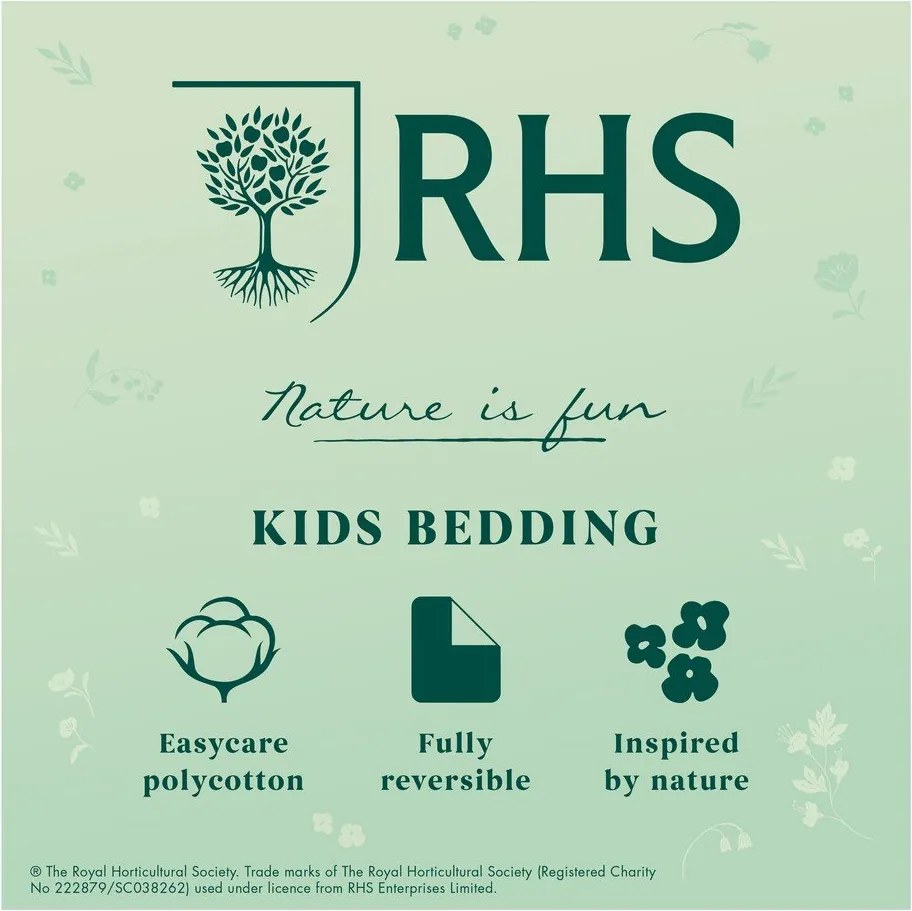 Biancheria da letto per bambini rosa per letto matrimoniale 200x200 cm Butterfly Garden – RHS